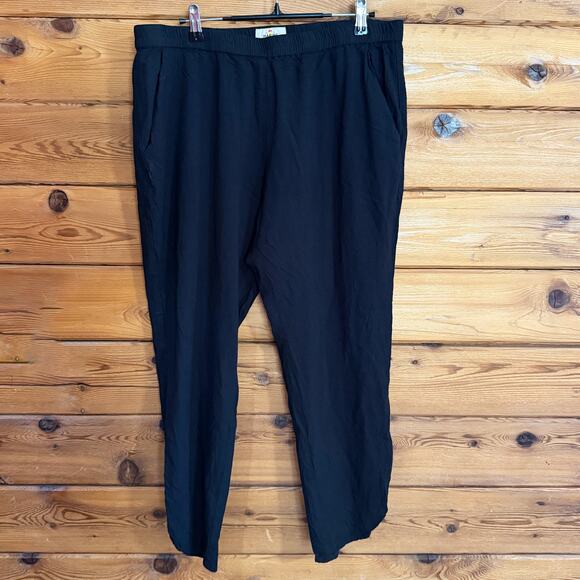 Marine Layer Allison Black Pant Large - Picture 1 of 7